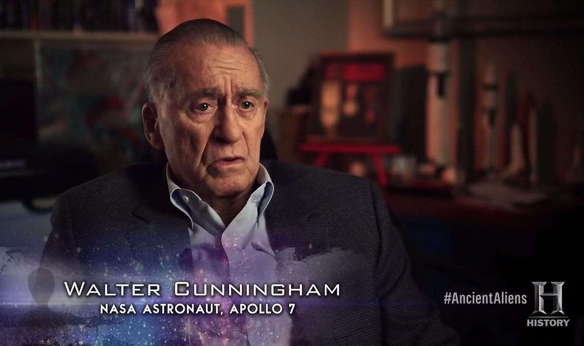 "Ancient Aliens" Space Station Moon