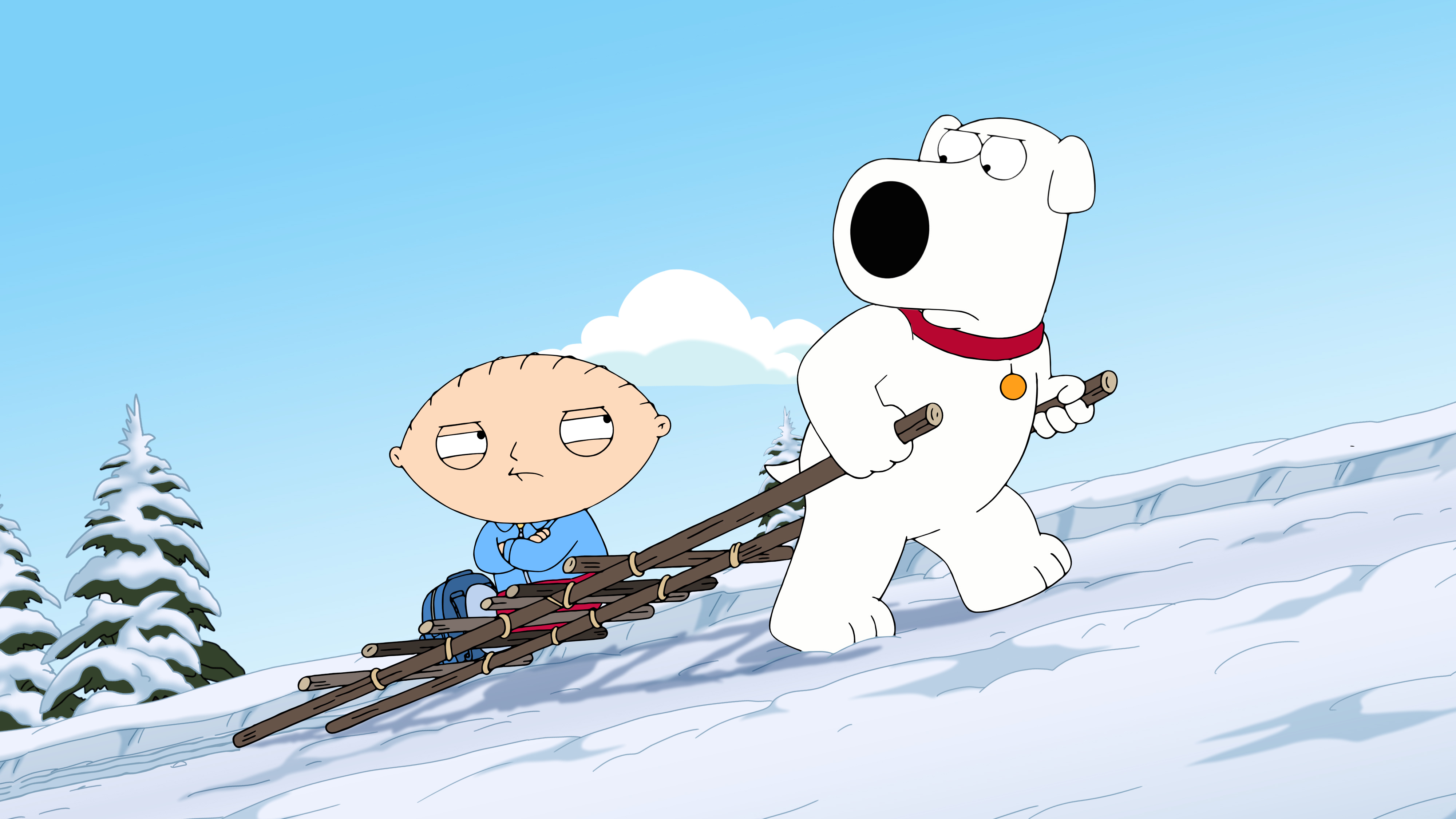 "Family Guy" Dog Bites Bear